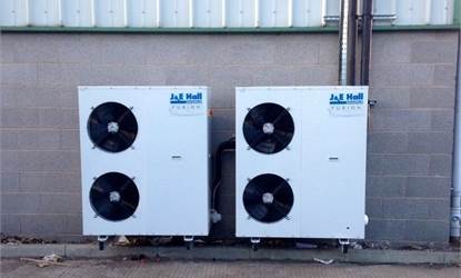 J & E Hall condensing units installed at marine coldroom