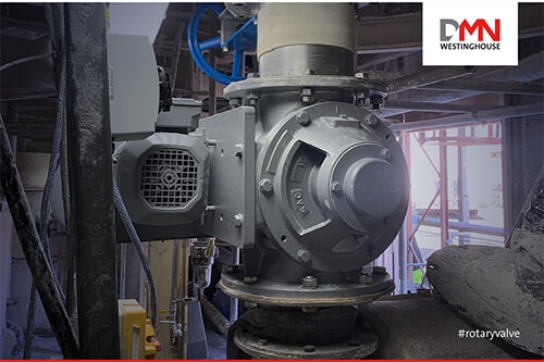 DMN-WESTINGHOUSE UK SUPPLIES ATEX ROTARY VALVES TO VAK CONVEYING SYSTEMS