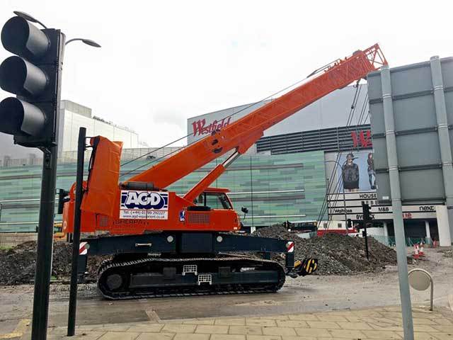 Telescopic Crawler Crane Hire