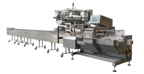 Multipack wrapping machine for snacks