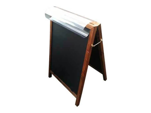 Chalkboard Pavement Sign & Poster Holder