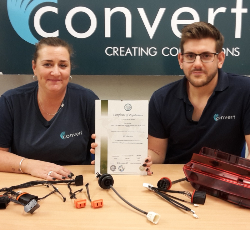 Convert Ltd celebrates securing IATF automotive quality management standard