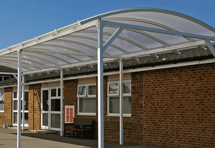 Curved Roof Canopy