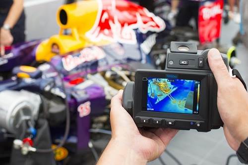 Infiniti Red Bull Racing team relies on FLIR cameras to gather temperature data