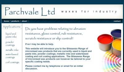 Parchvale - Micronised Wax Products
