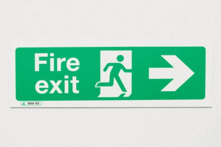 Photoluminescent Fire Safety Signs