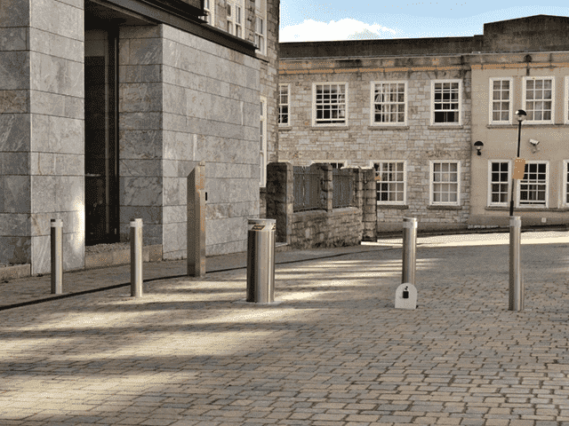 Retractable Security Bollards