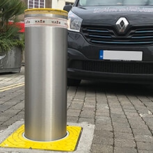 Automatic Rising Bollards  Truro, Cornwall County Council