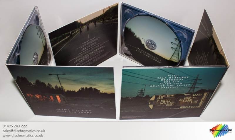 CD Duplication project with a 4pp Digipack.