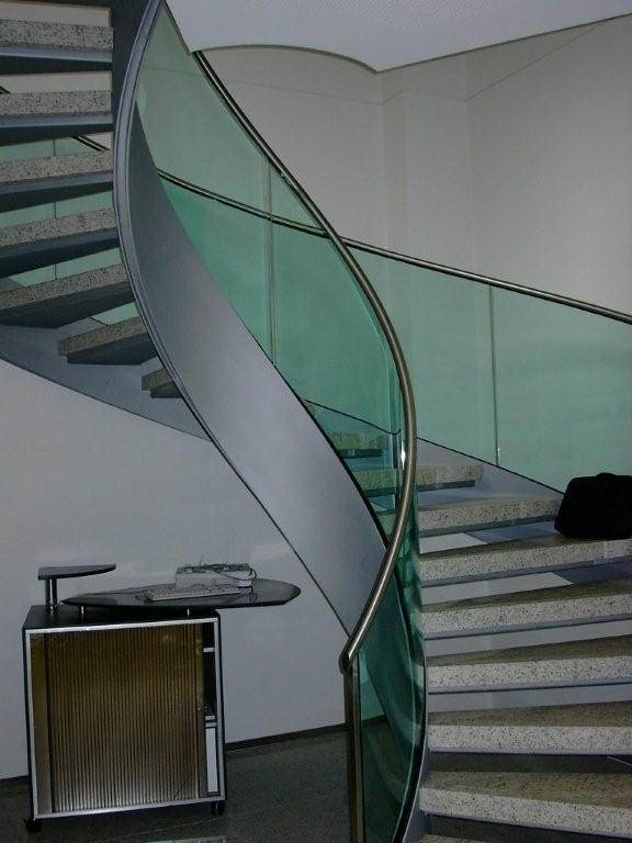 Glass Helical Stairs