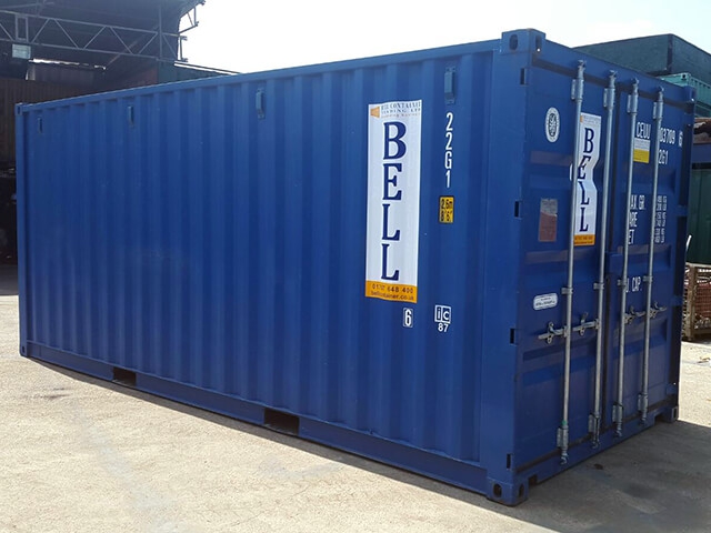 New one-trip 20ft storage containers
