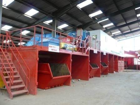 Construction Skip Waste Sorting Plant