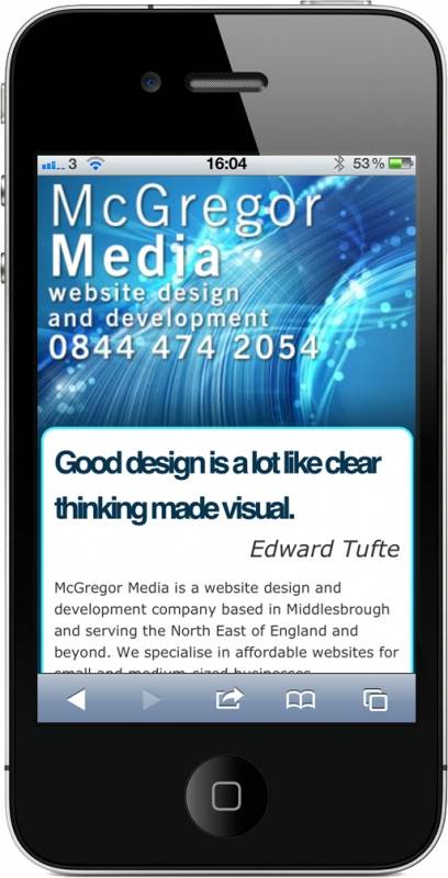 Main image for McGregor Media Website Design