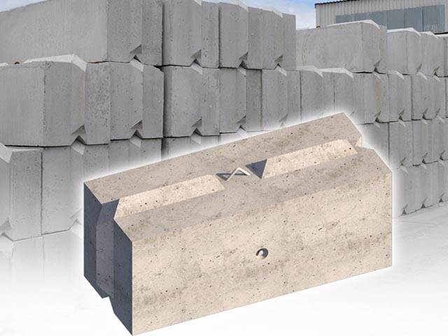 Vee™ Interlocking Concrete Blocks