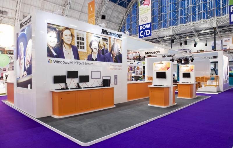 Bespoke, custom built exhibition stands