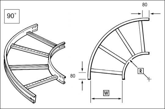 Cable Ladder - Flat Bends