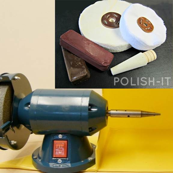 Polishing motors, mops and compounds