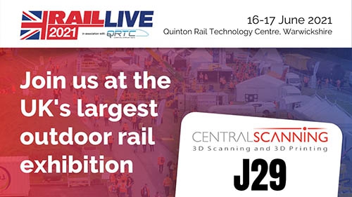 CENTRAL SCANNING AT RAIL LIVE 2021 (16  17TH JUNE)