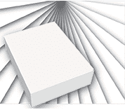 Boxed White Card