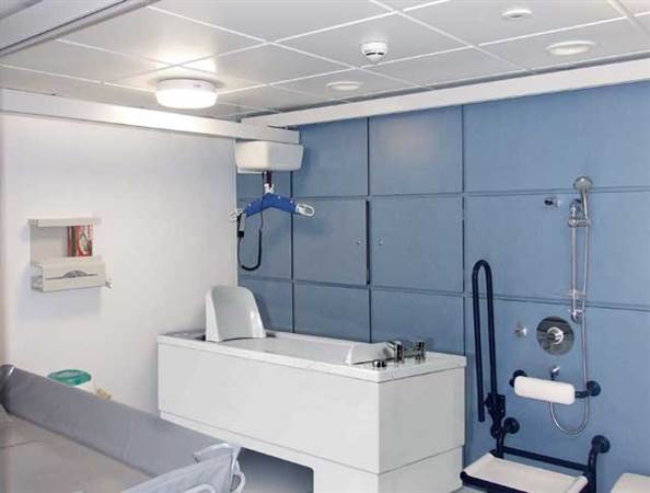 The Benefits of Ceiling Track Hoists in a Disabled Bathroom
