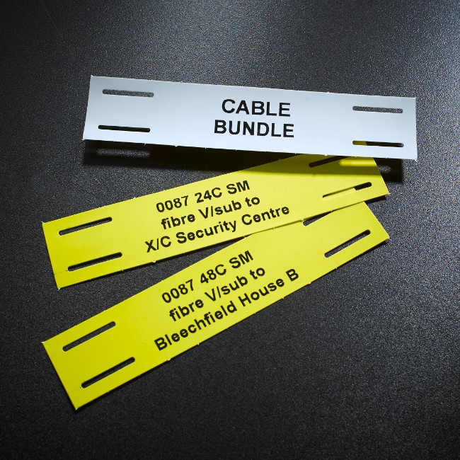 Printed Tie-on Cable Labels 