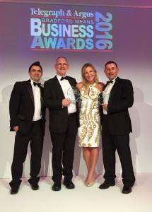 A double win for Airedale Springs at the Bradford Means Business Awards 2016