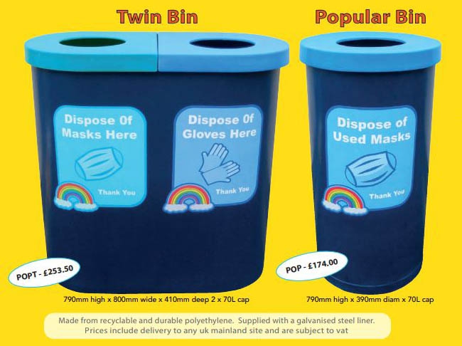 PPE Disposal Bins