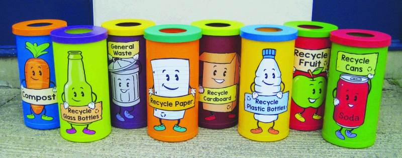 Eye Catching Recycling Bins