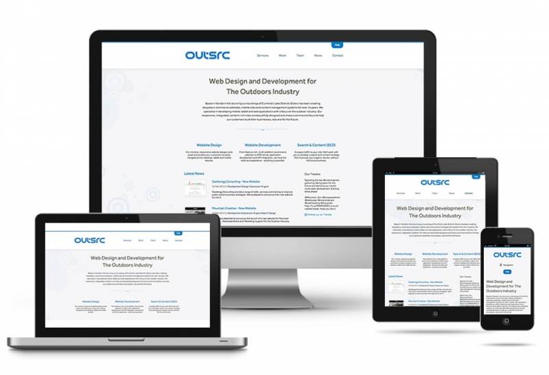Responsive websites from Outsrc Limited.