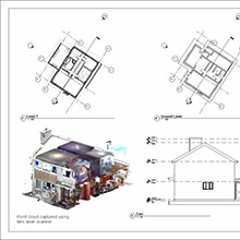 Laser surveys to digital drawings for planners and Architects