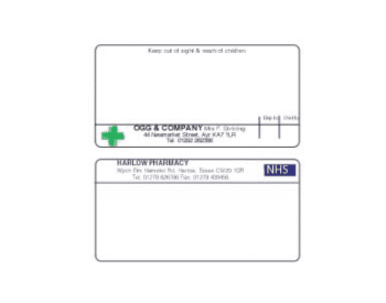 Pharmacy Dispensing Labels