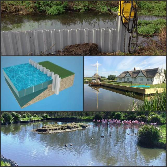 Plastic Sheet Piling for Waterside applications