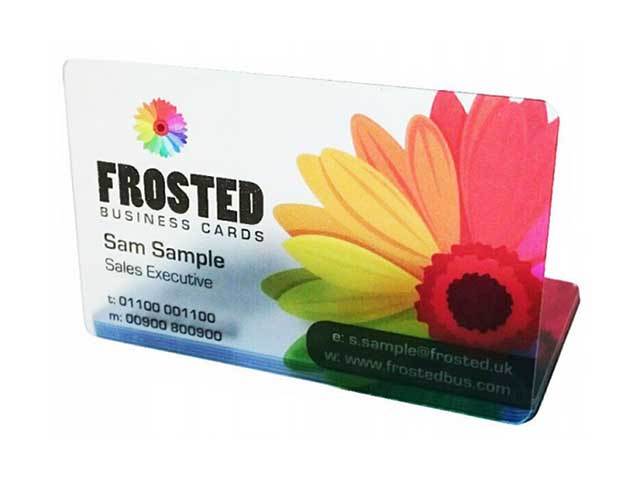 Frosted Plastic Cards