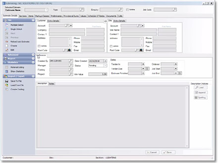 Electrical Estimating Software