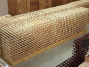 Large double depth wine storage system