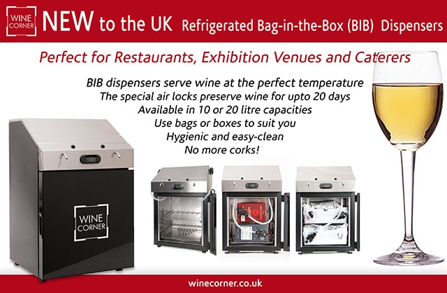Bag-in-the-Box (BIB) refrigerated dispensers