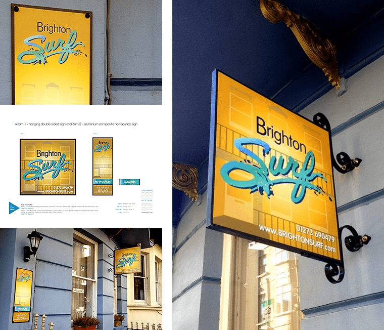 Case Study - Brighton Surf Hotel Signage