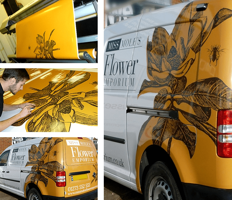 Case Study - Miss Moles Vehicle Wrap