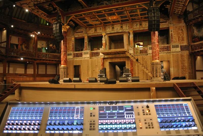 Concert audio installation at Shakespeare's Gl