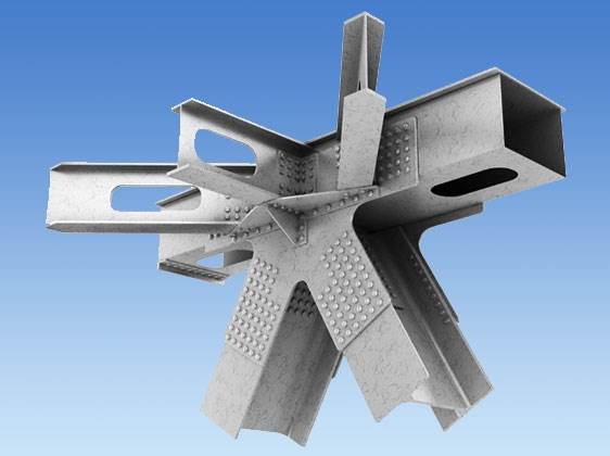 Steel Frame Building Design (CAD)
