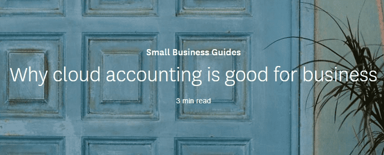 Why cloud accounting is good for business