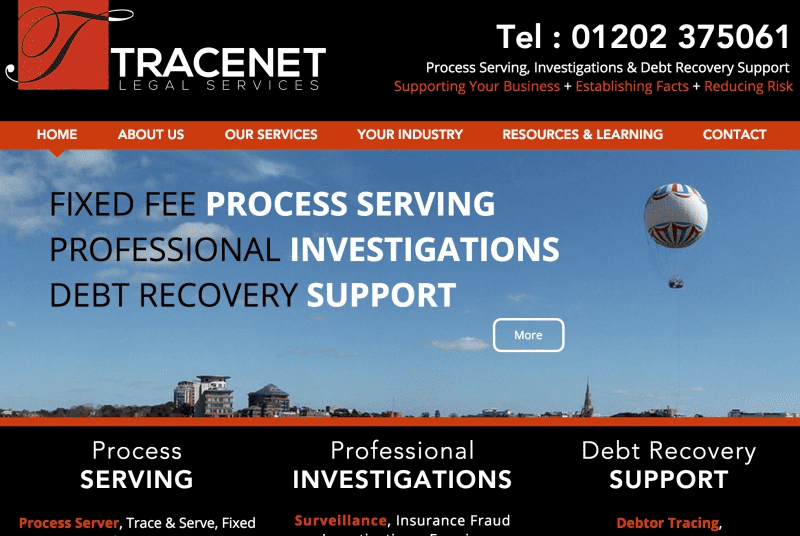 Nationwide Process Servers based in Bournemouth