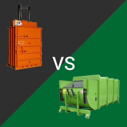 Whats the difference Between a Recycling Baler and a Waste Compactor?