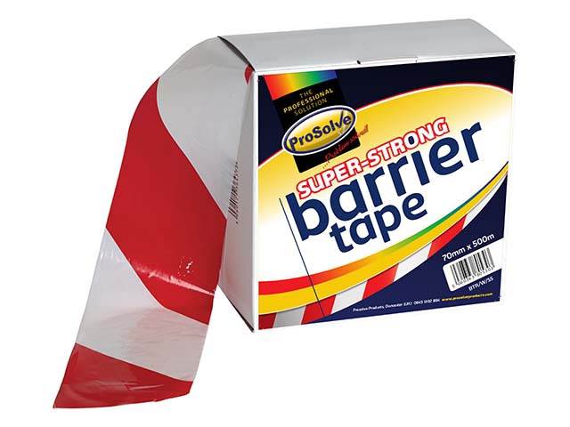 Red & White Barrier Tape (Super Strong)