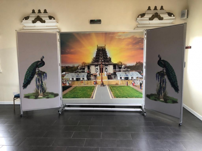 Screen for Hindu Temple