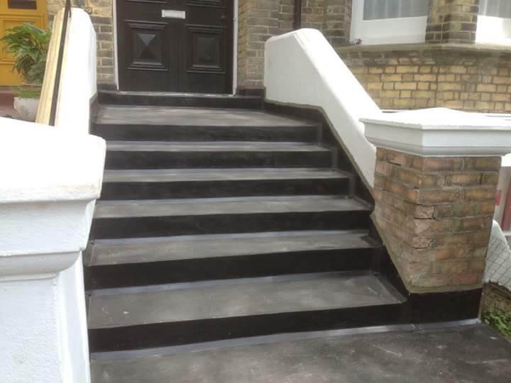 Asphalt steps completed in Hove 