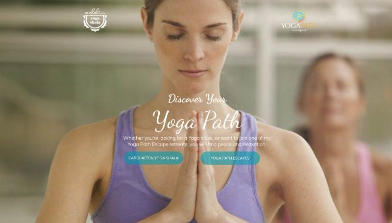 Redesign of Carshalton Yoga Shala/Yoga Path Escapes Website