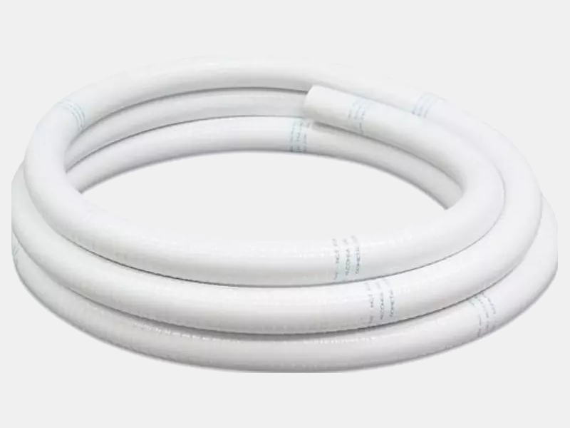 White PVC Sanitation Waste Hose