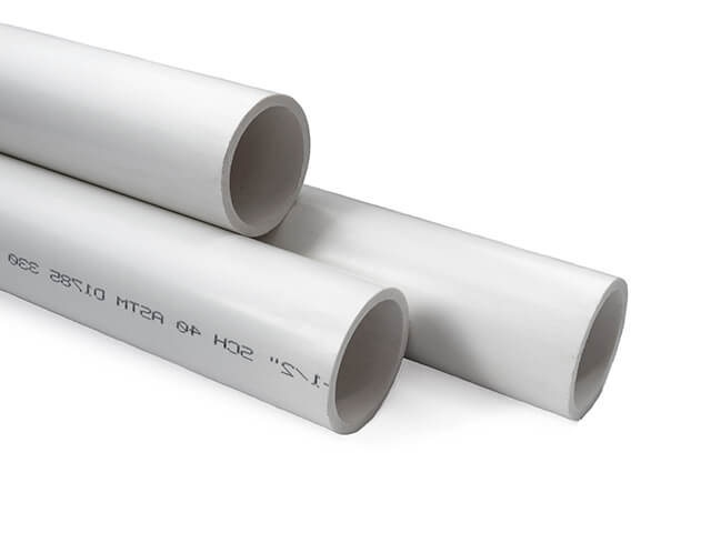Industrial White PVC Pipe