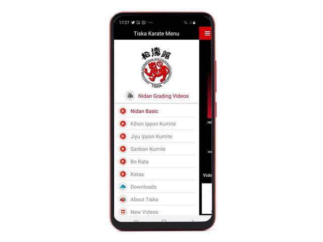 Tiska Karate; Video Training App  